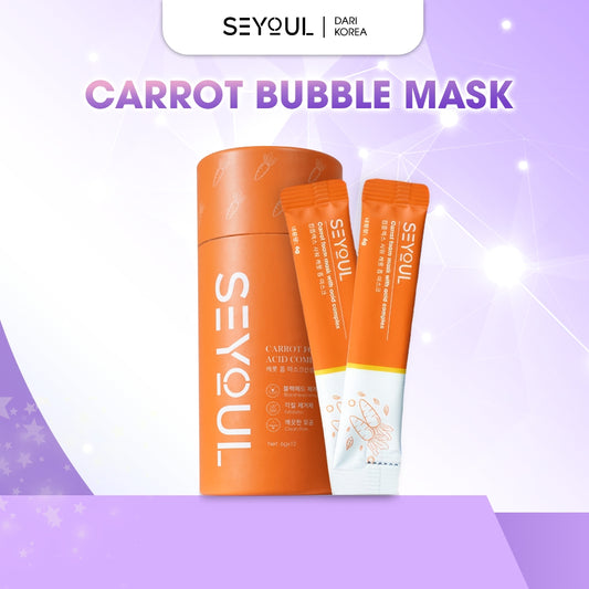 SEYOUL Carrot Bubble Effervescent Mask